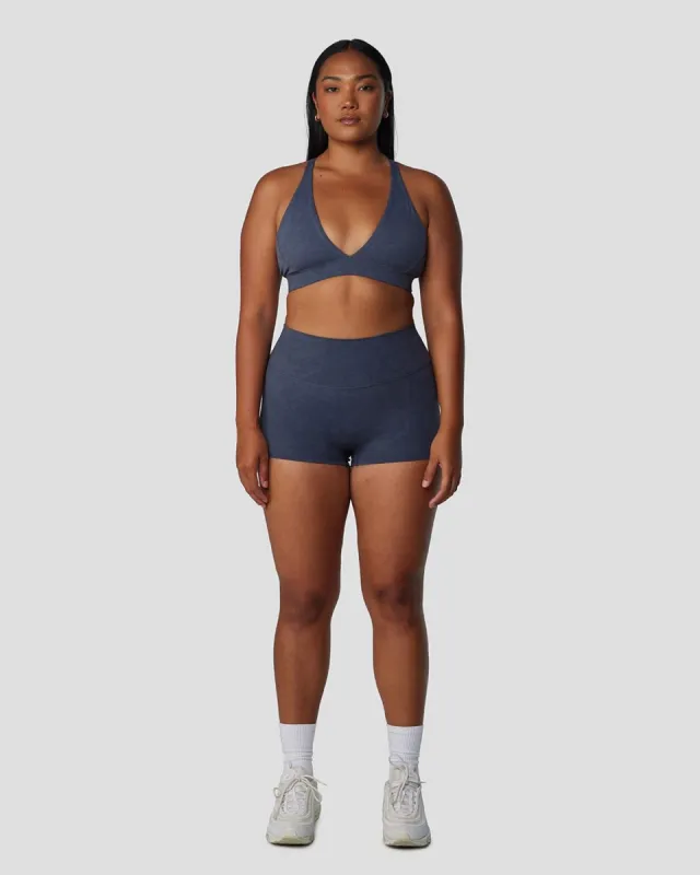 Fade Scrunch Shorts 2" | Slate sold by Crop Shop Boutique