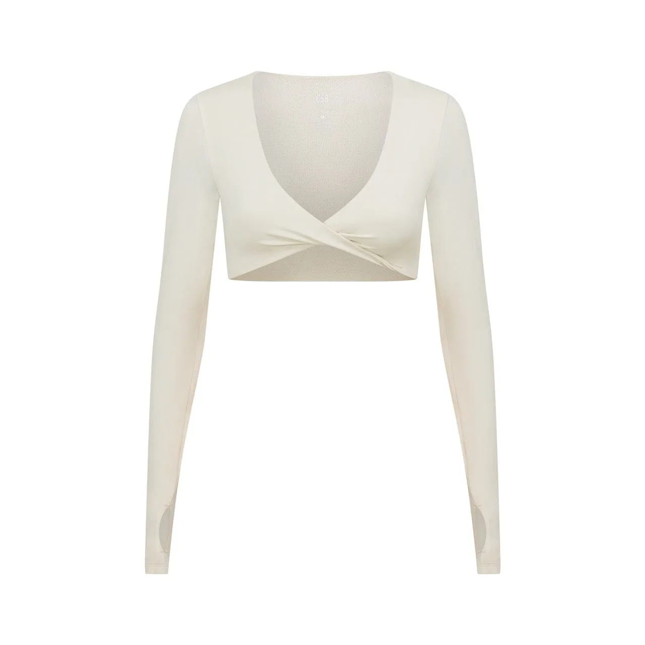 Fade Sierra Long Sleeve Crop | Vanilla sold by Crop Shop Boutique product image thumbnail 4
