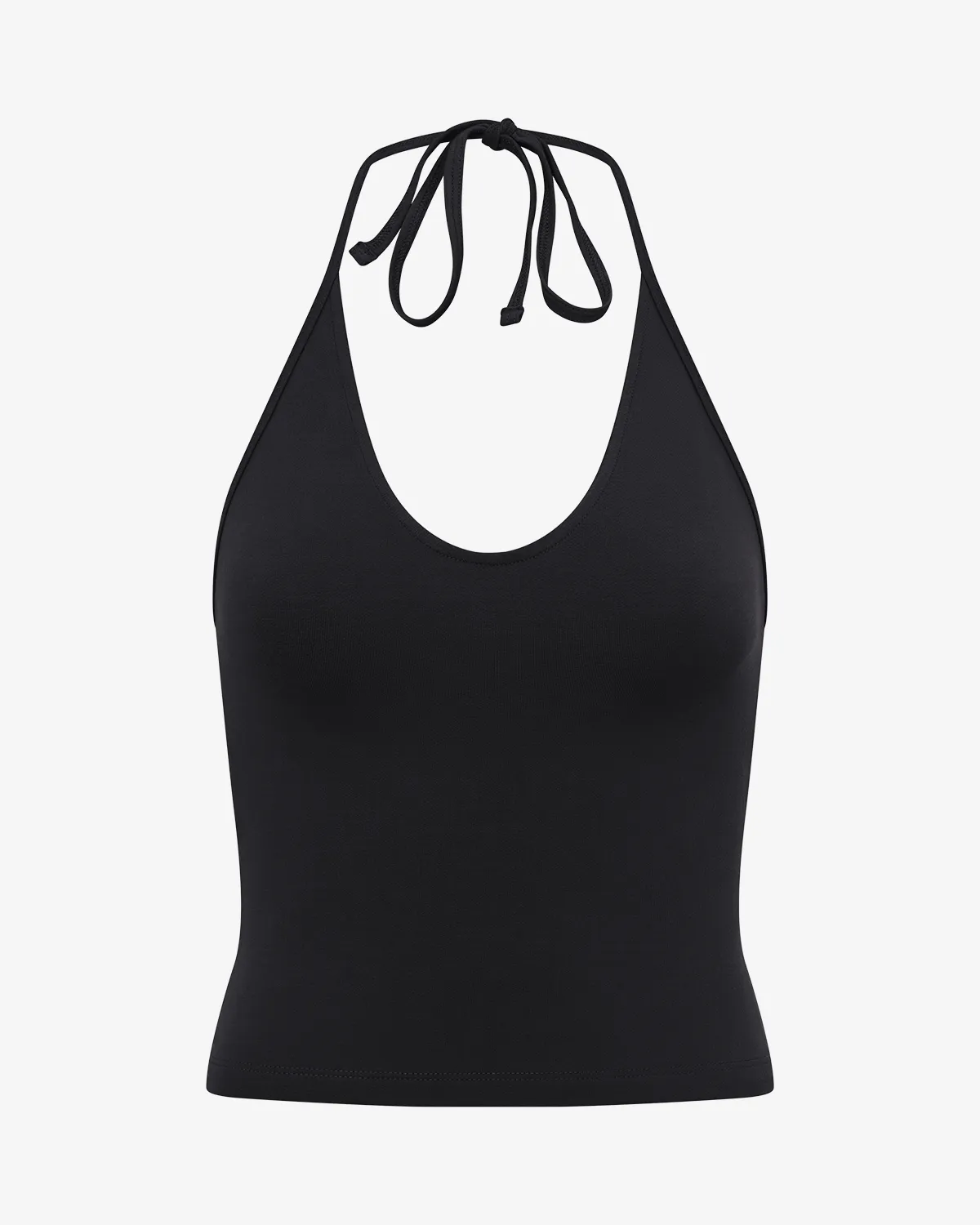 Halter Tie Tank | Black sold by Crop Shop Boutique product image thumbnail 5
