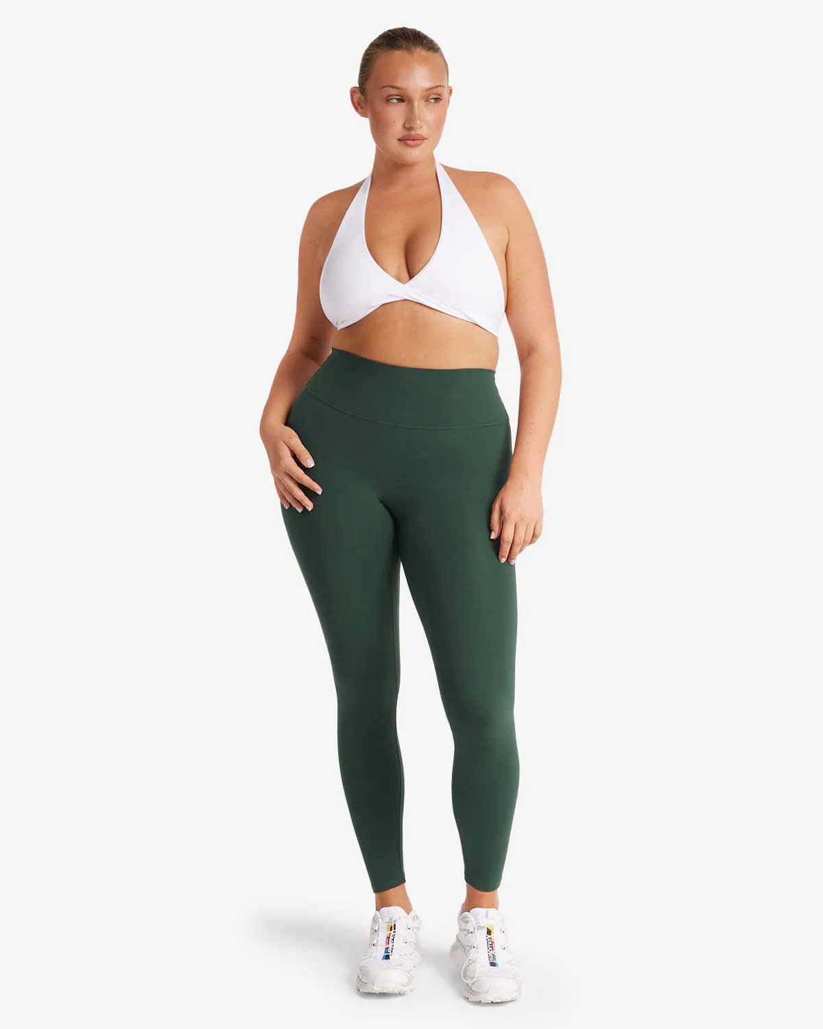Serenity Scrunch Leggings | Forest Green sold by Crop Shop Boutique
