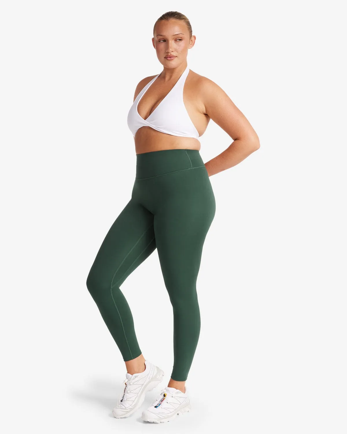 Serenity Scrunch Leggings | Forest Green sold by Crop Shop Boutique product image thumbnail 3