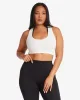 Rib Cropped Tank | White sold by Crop Shop Boutique