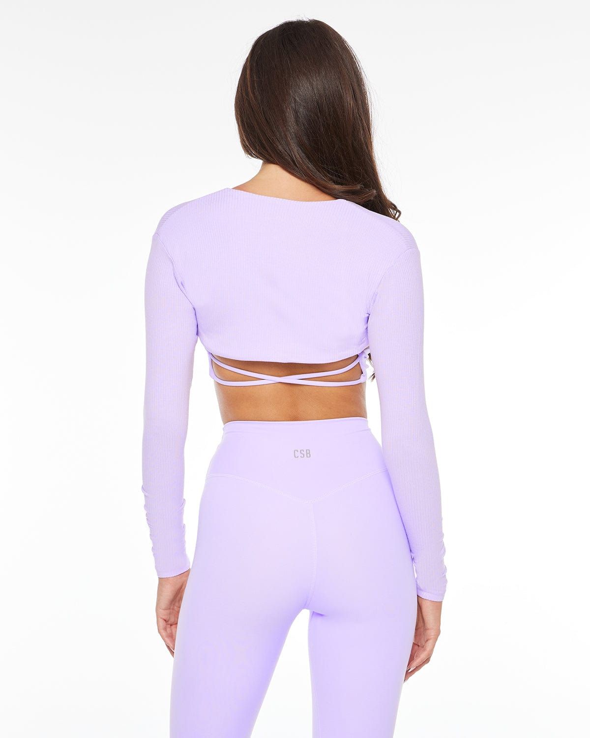 Imperfect - Ribbed Bolero | Lilac sold by Crop Shop Boutique product image thumbnail 2