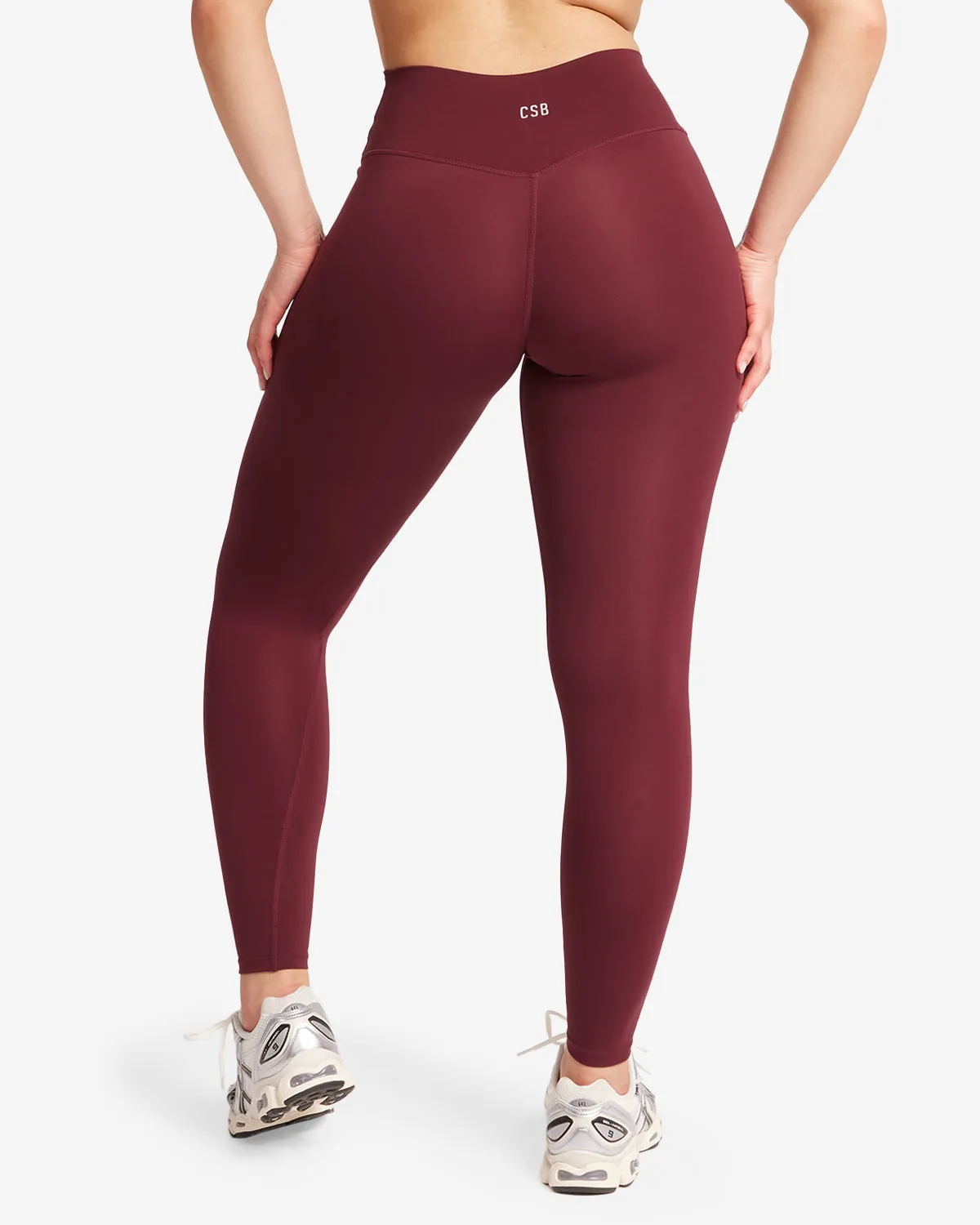 Serenity Leggings | Burgundy sold by Crop Shop Boutique product image thumbnail 2