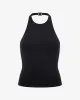 Serenity Demi Tank | Black sold by Crop Shop Boutique