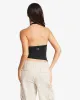 Serenity Demi Tank | Black sold by Crop Shop Boutique