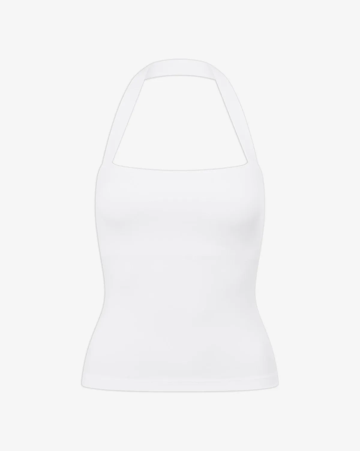 Serenity Halle Halter Tank | White sold by Crop Shop Boutique product image thumbnail 4