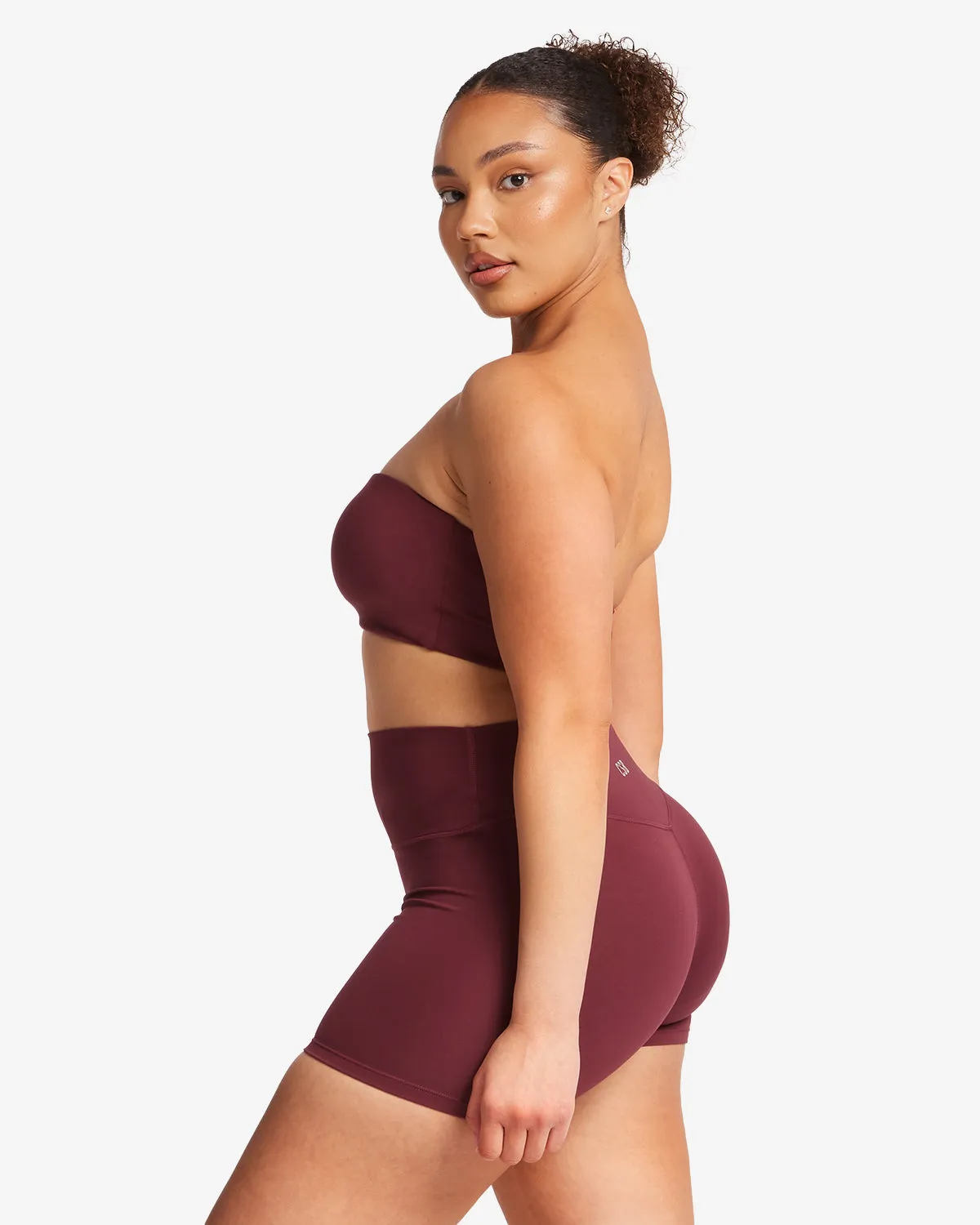 Serenity Alyssa Bandeau | Burgundy sold by Crop Shop Boutique product image thumbnail 3