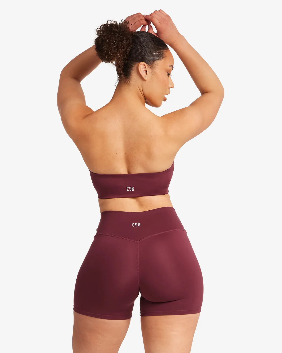 Serenity Alyssa Bandeau | Burgundy sold by Crop Shop Boutique product image thumbnail 2