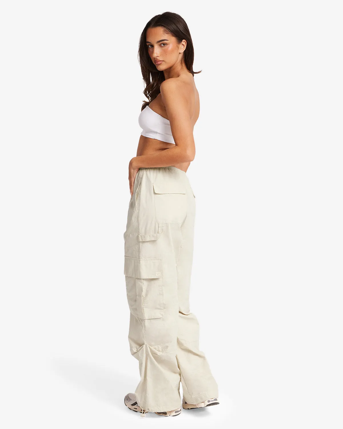 Cargo Pants | Oak sold by Crop Shop Boutique product image thumbnail 2