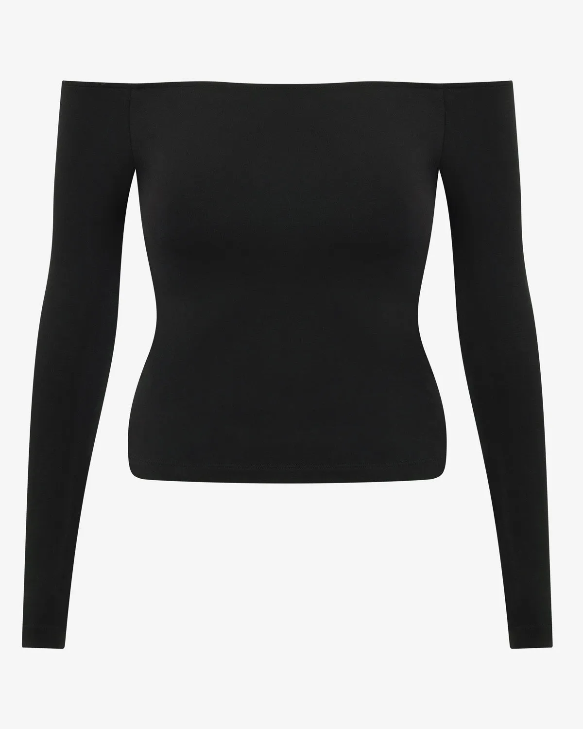 Off Shoulder Leisure Top | Black sold by Crop Shop Boutique product image thumbnail 4