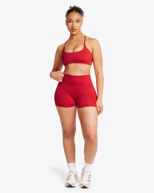 Serenity Scrunch Shorts 4" | Chilli sold by Crop Shop Boutique