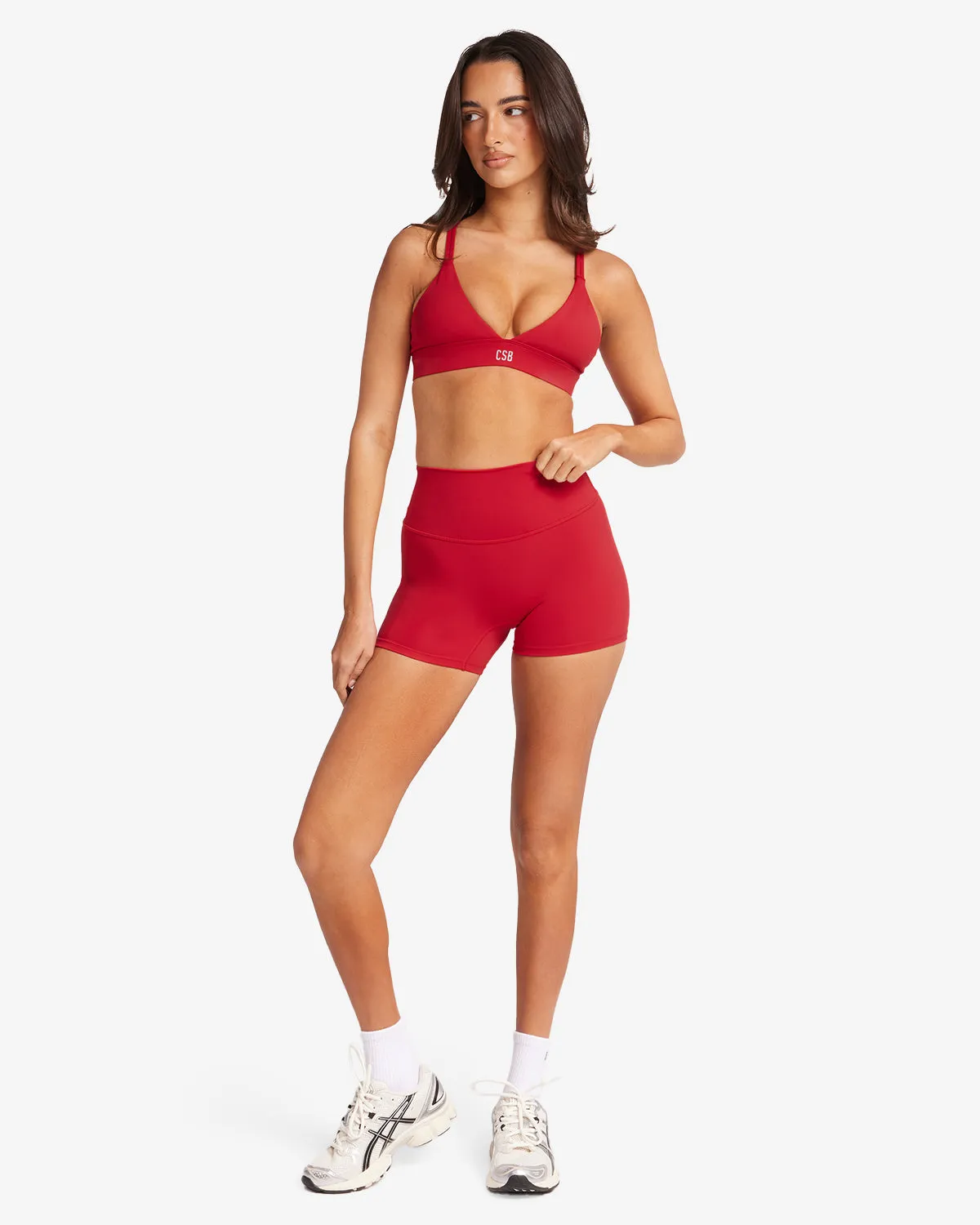 Serenity Shorts 4" | Chilli sold by Crop Shop Boutique