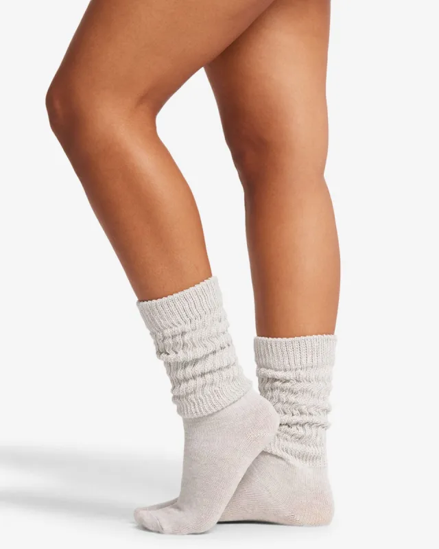 Cozy Rib Socks | Grey sold by Crop Shop Boutique