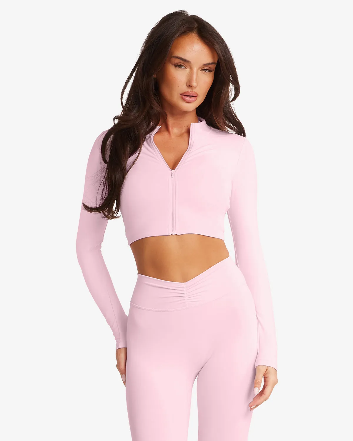 Form Sculpt Zip Jacket | Blossom sold by Crop Shop Boutique