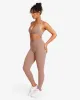 Form Gather Waist Leggings | Walnut sold by Crop Shop Boutique