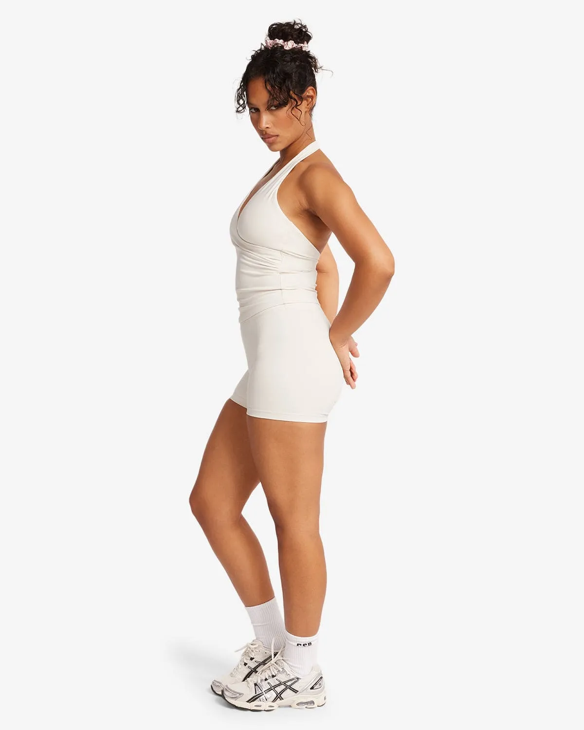 Form Invisible Scrunch Shorts 4" | Vanilla sold by Crop Shop Boutique product image thumbnail 3