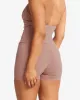 Form Invisible Scrunch Shorts 4" | Walnut sold by Crop Shop Boutique