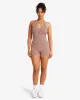 Form Invisible Scrunch Shorts 4" | Walnut sold by Crop Shop Boutique
