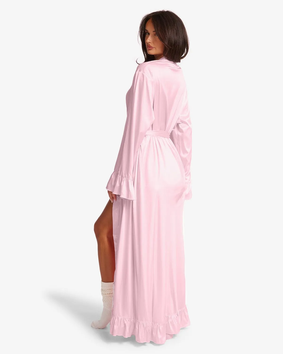 Sleep Frill Robe | Blossom sold by Crop Shop Boutique product image thumbnail 2