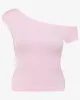 One Shoulder Capped Sleeve Top | Blossom sold by Crop Shop Boutique