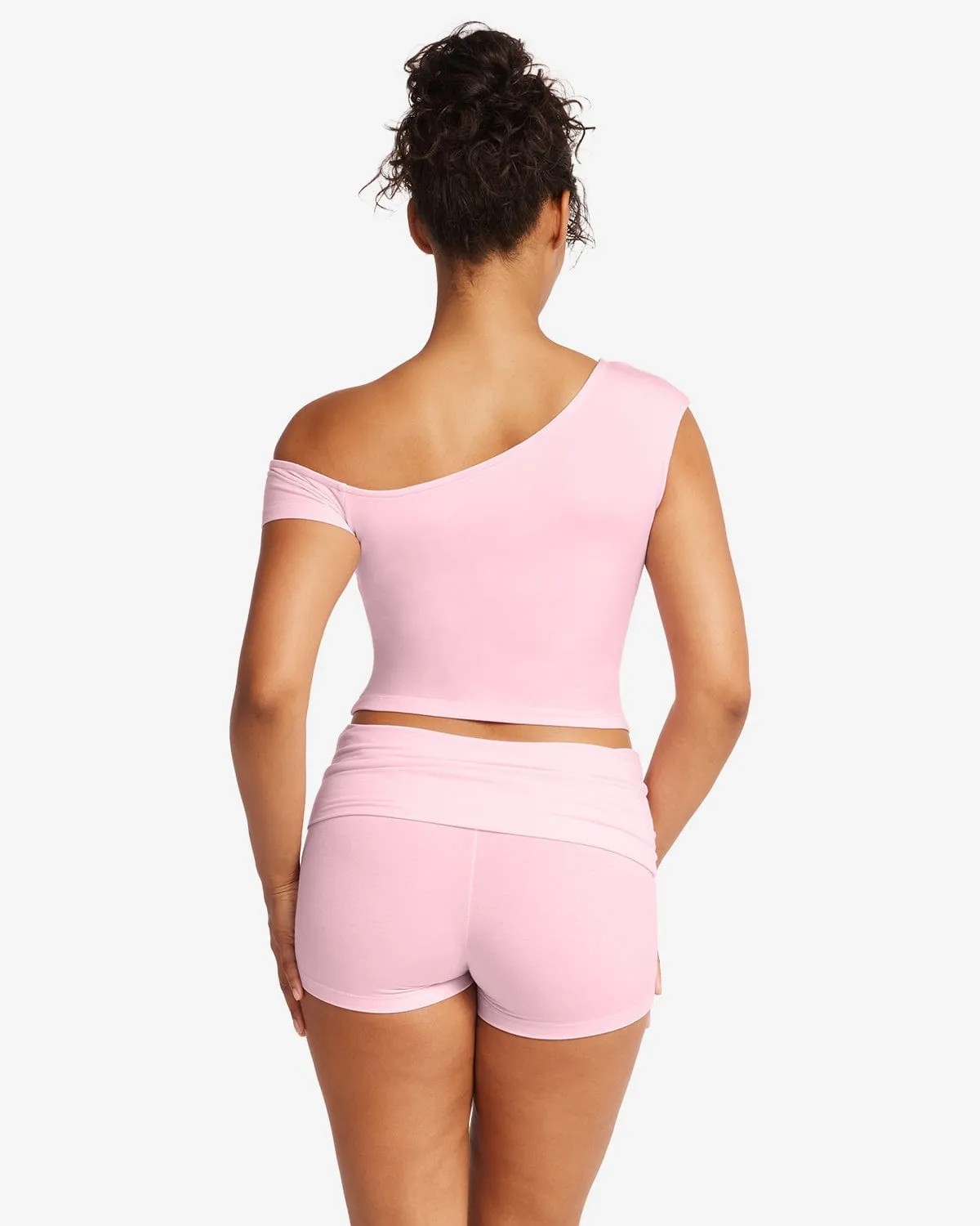 One Shoulder Capped Sleeve Top | Blossom sold by Crop Shop Boutique product image thumbnail 3