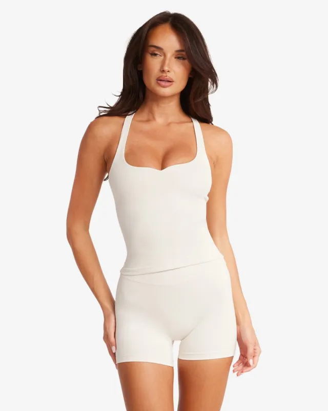 Form Lyla Tank | Vanilla sold by Crop Shop Boutique