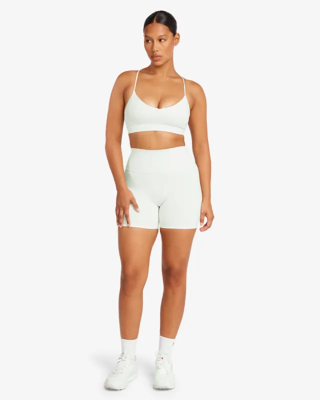 Serenity Scrunch Shorts 5" | Aloe sold by Crop Shop Boutique