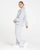 Oversized Sweatpant | Grey Marl sold by Crop Shop Boutique