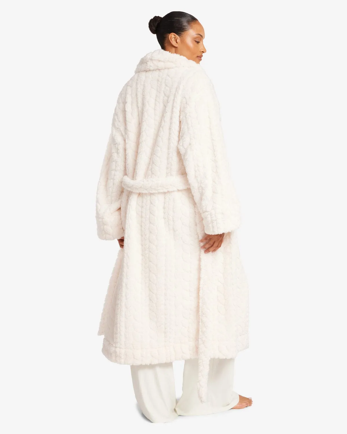 Fluffy Robe | Vanilla sold by Crop Shop Boutique product image thumbnail 2