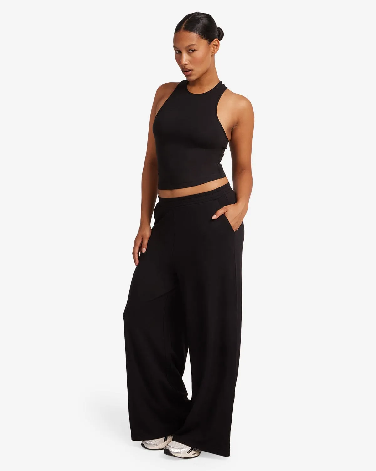 Everyday Wide Leg Pant | Black sold by Crop Shop Boutique product image thumbnail 3