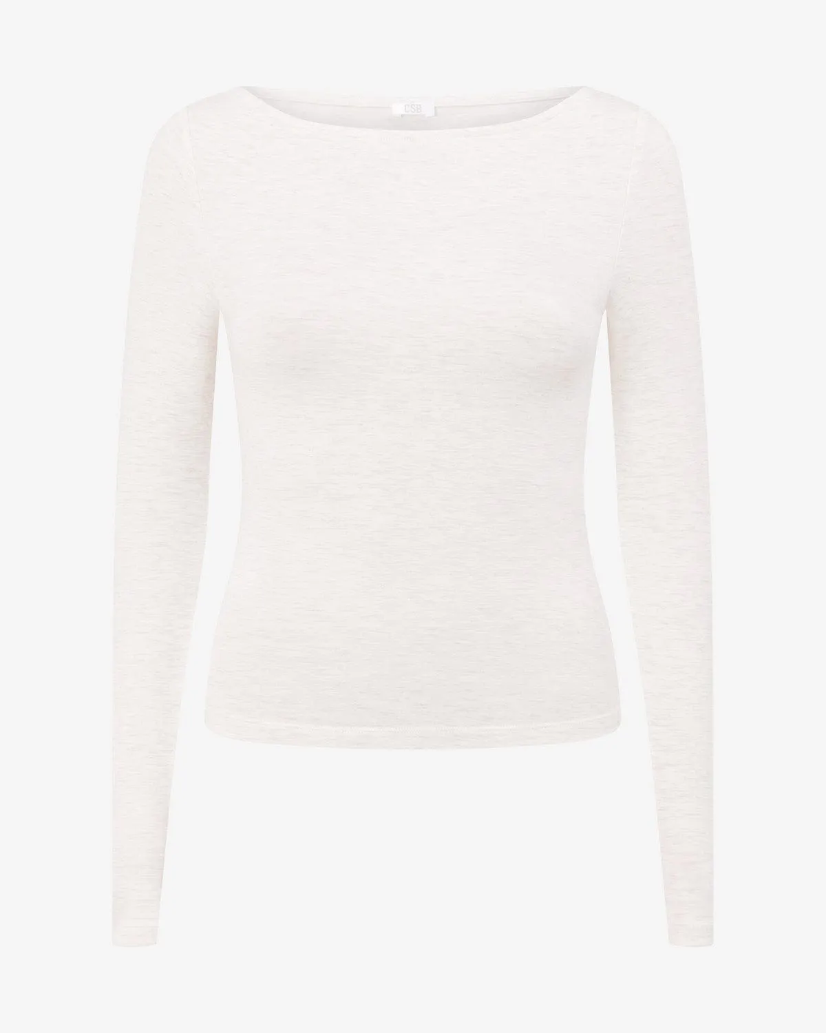 Boat Neck Long Sleeve Top | Oat sold by Crop Shop Boutique product image thumbnail 4