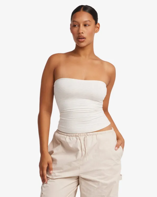 Longline Bandeau | Oat sold by Crop Shop Boutique