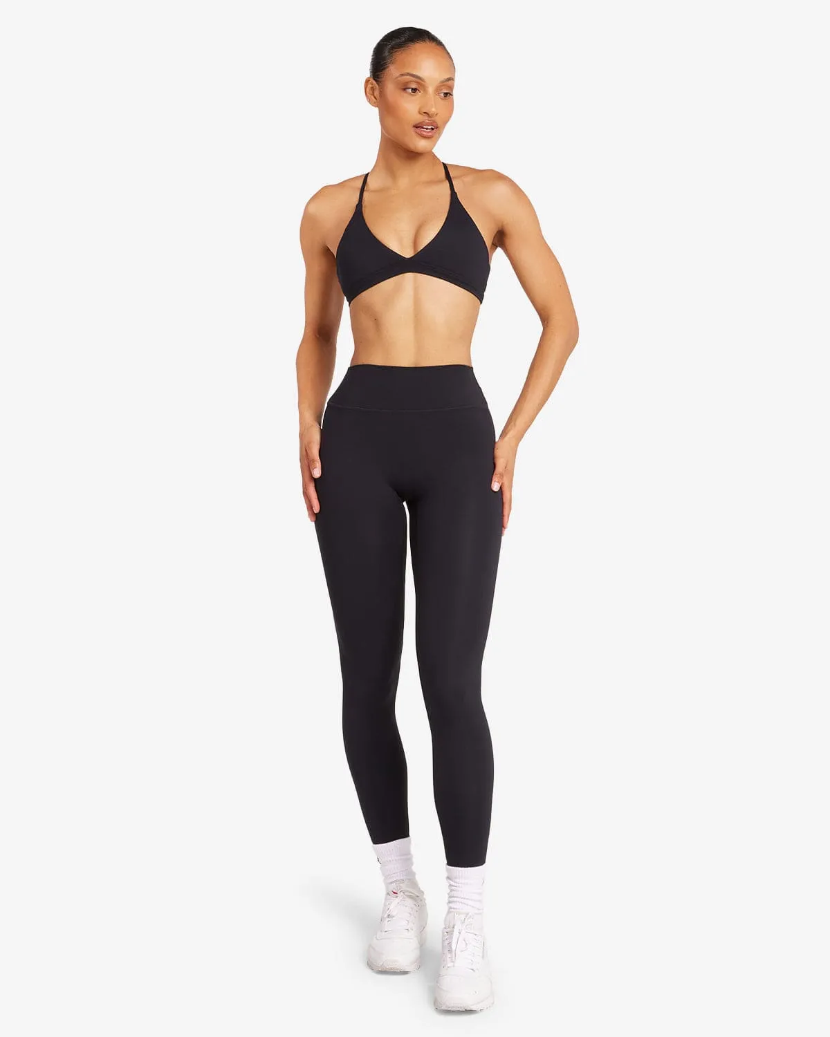 Form V Waist Leggings | Black sold by Crop Shop Boutique