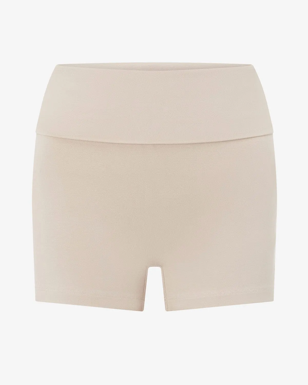 Foldover Yoga Shorts | Fawn sold by Crop Shop Boutique product image thumbnail 4
