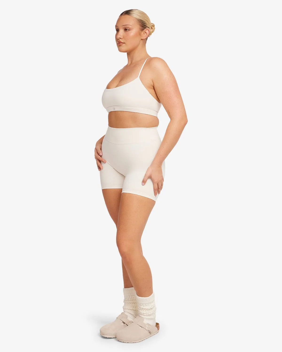 Form Invisible Scrunch Shorts 5" | Vanilla sold by Crop Shop Boutique product image thumbnail 3