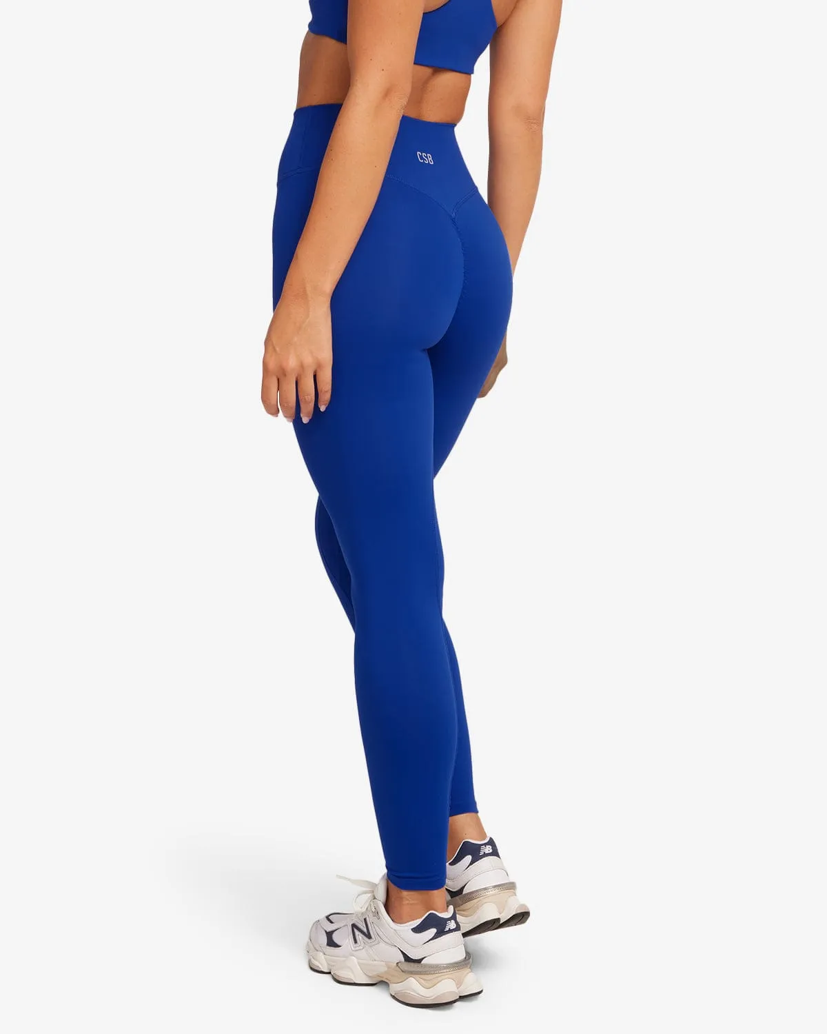 Activluxe Scrunch Leggings | Cobalt sold by Crop Shop Boutique product image thumbnail 2
