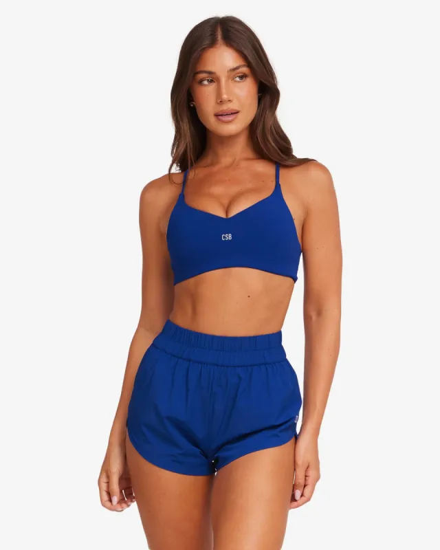 Activluxe Thea Power Crop | Cobalt made by Crop Shop Boutique
