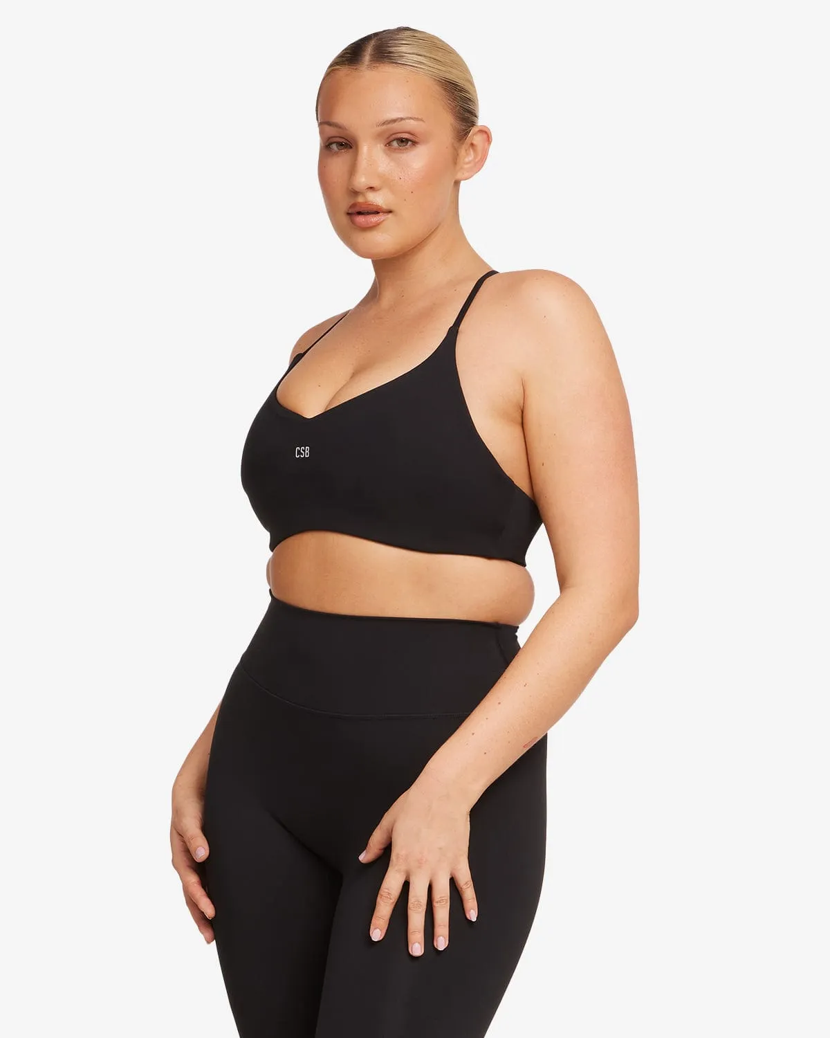 Activluxe Thea Power Crop | Black sold by Crop Shop Boutique product image thumbnail 3
