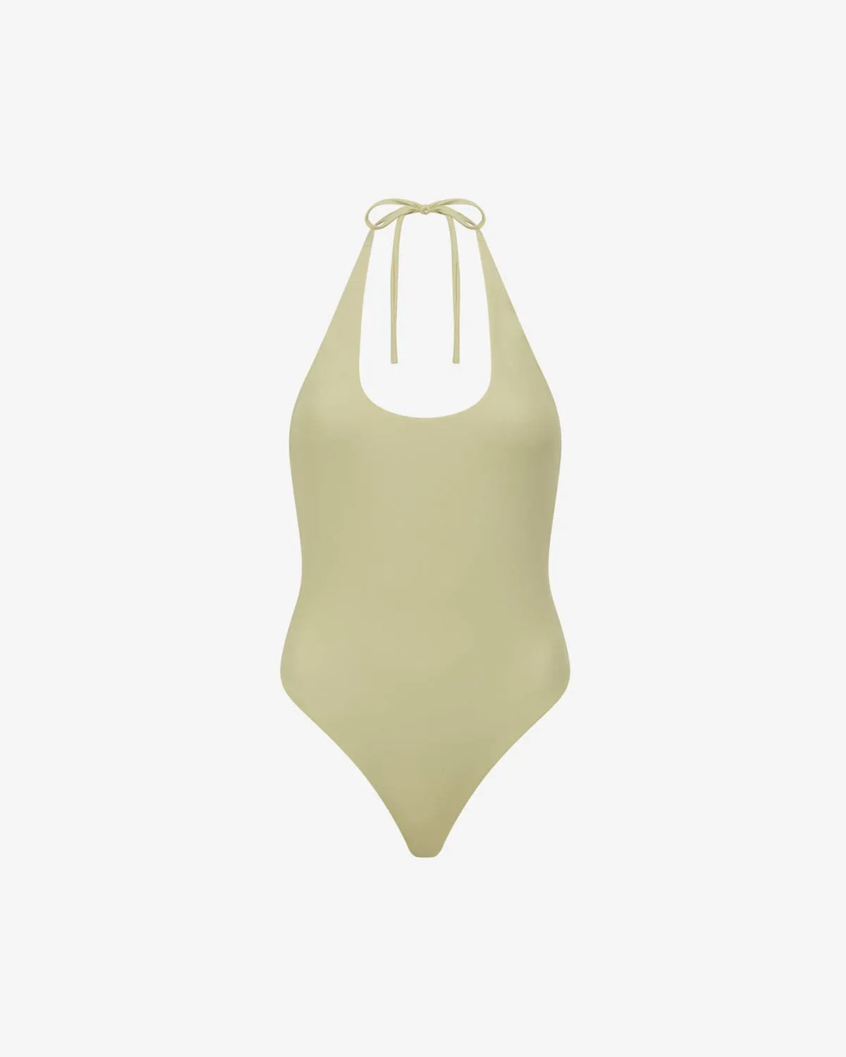 Swim Halter One Piece | Palm sold by Crop Shop Boutique