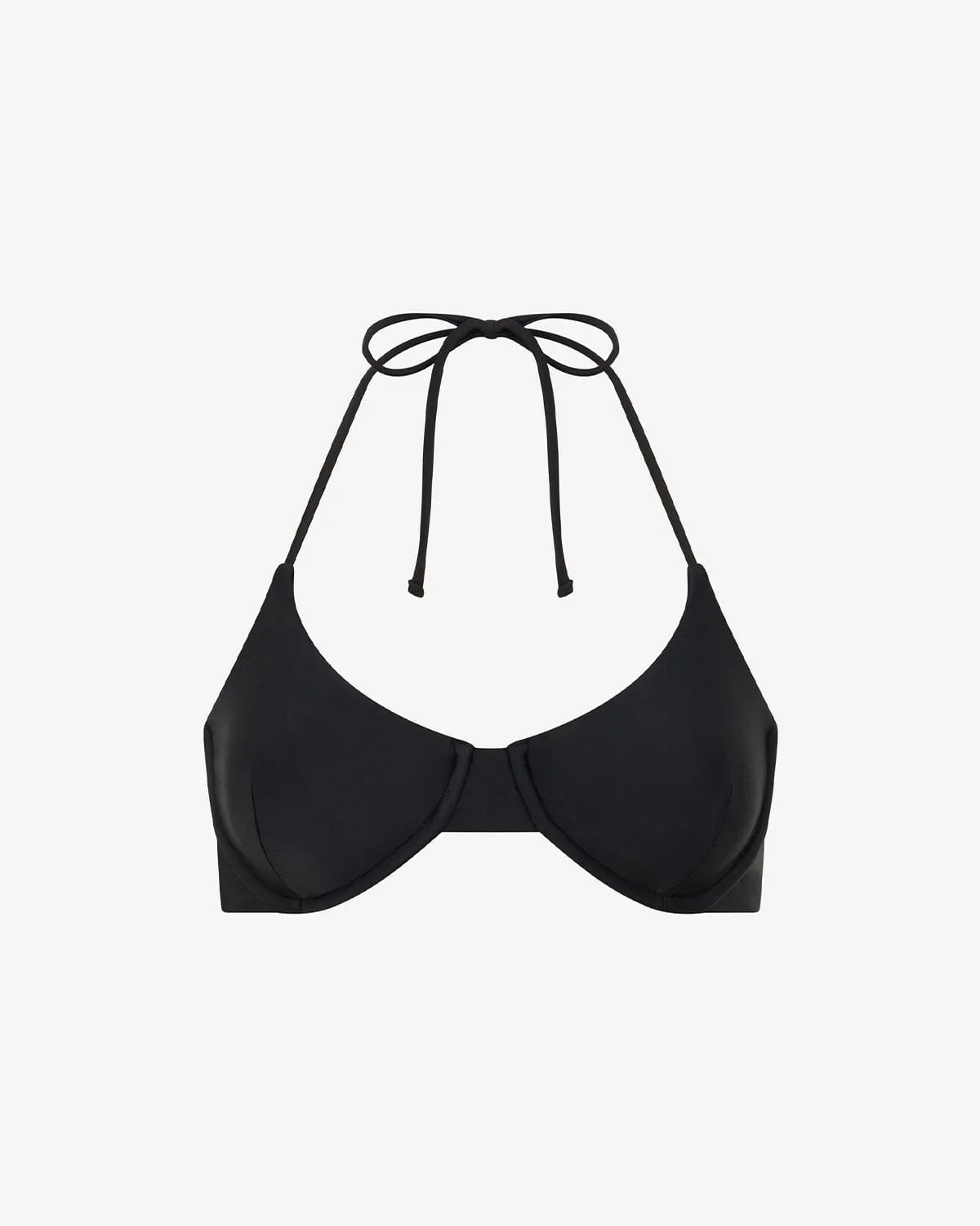 Swim Underwire Bikini Top | Black sold by Crop Shop Boutique