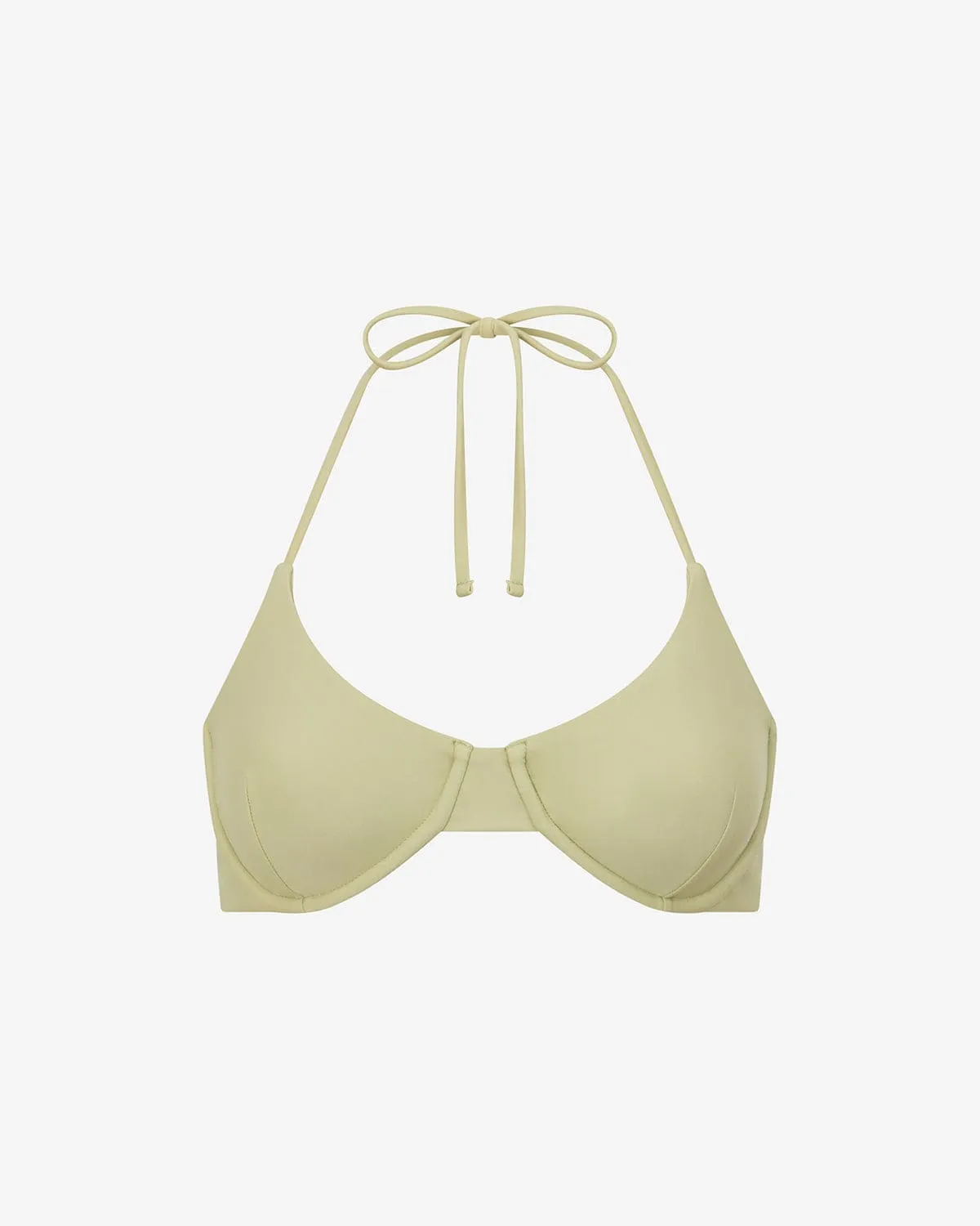 Swim Underwire Bikini Top | Palm sold by Crop Shop Boutique