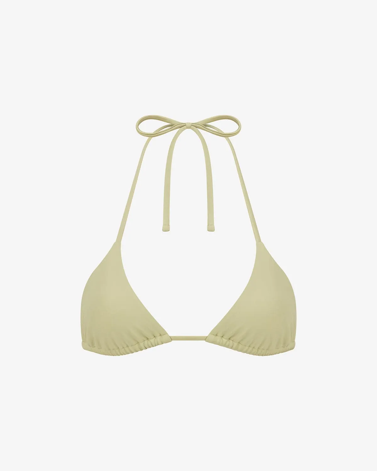 Swim Triangle Bikini Top | Palm sold by Crop Shop Boutique