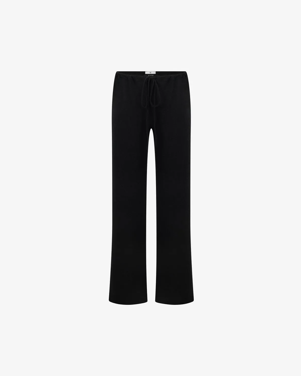 Terry Resort Pant | Black sold by Crop Shop Boutique