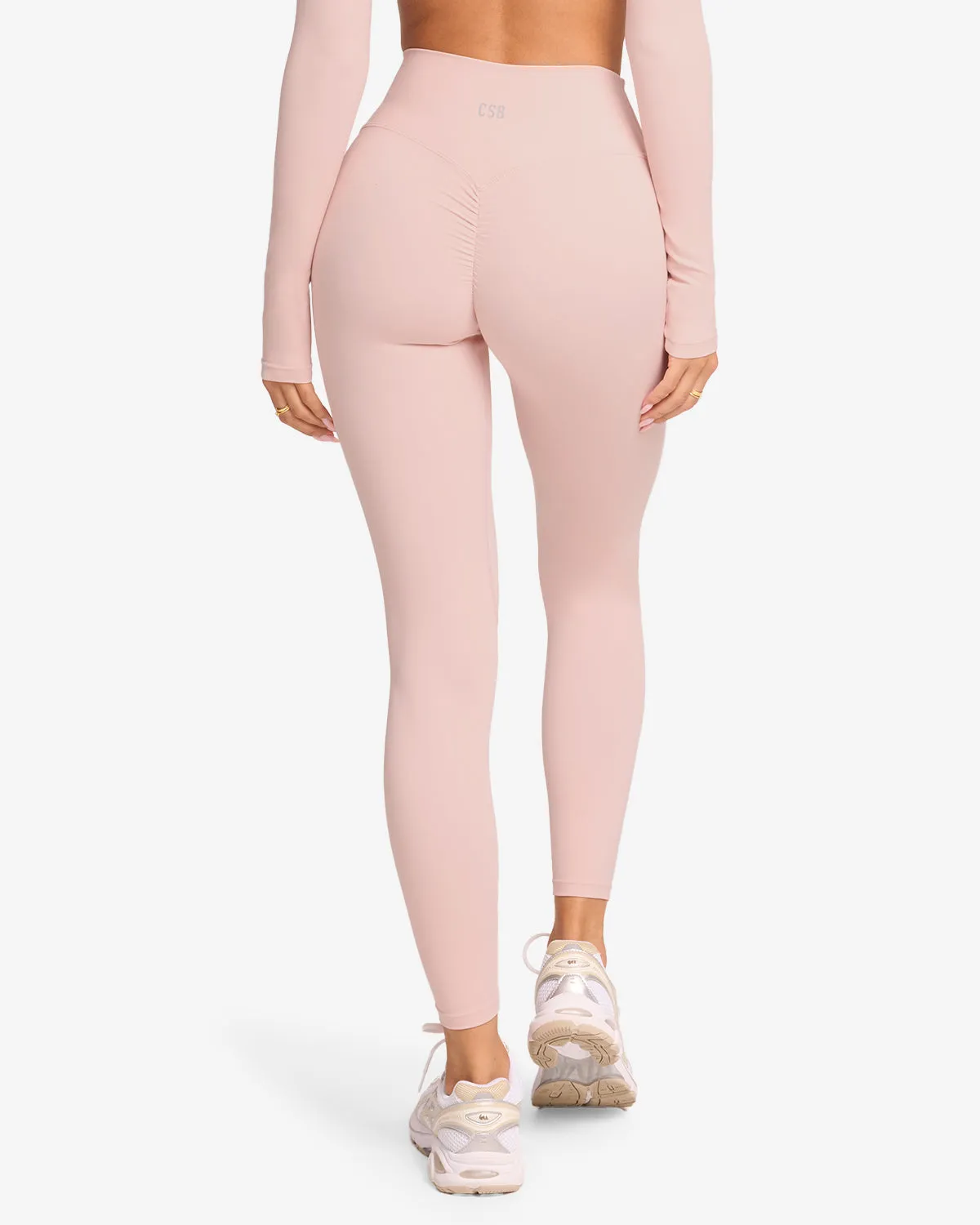 Freedom Scrunch Leggings | Blush sold by Crop Shop Boutique product image thumbnail 2