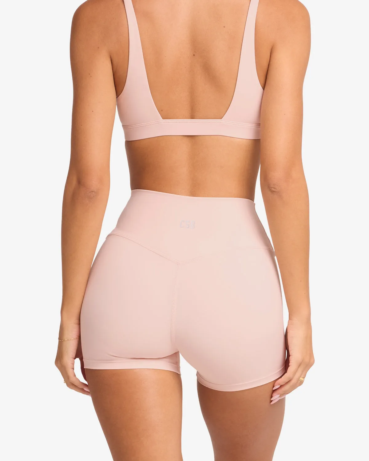 Freedom Shorts 4" | Blush sold by Crop Shop Boutique product image thumbnail 2
