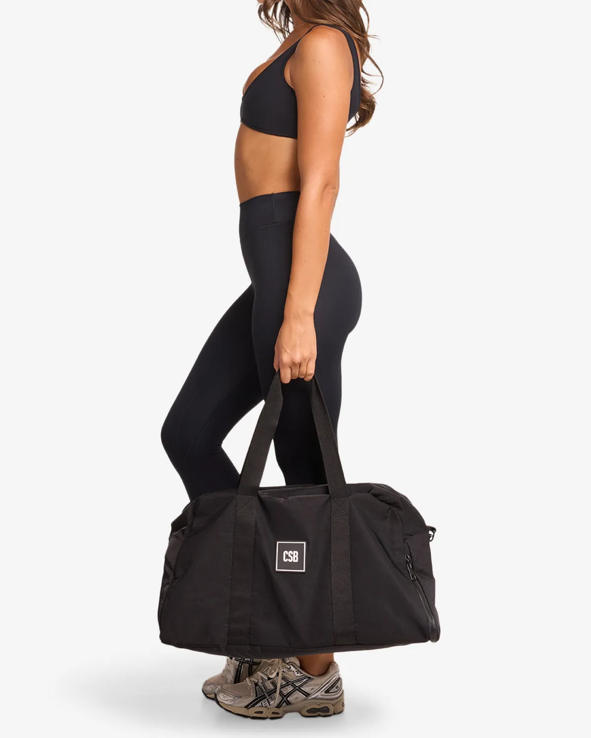 CSB Gym Bag | Black sold by Crop Shop Boutique