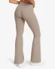 Form Invisible Scrunch Flare Leggings Petite | Latte sold by Crop Shop Boutique