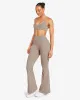 Form Invisible Scrunch Flare Leggings Petite | Latte sold by Crop Shop Boutique