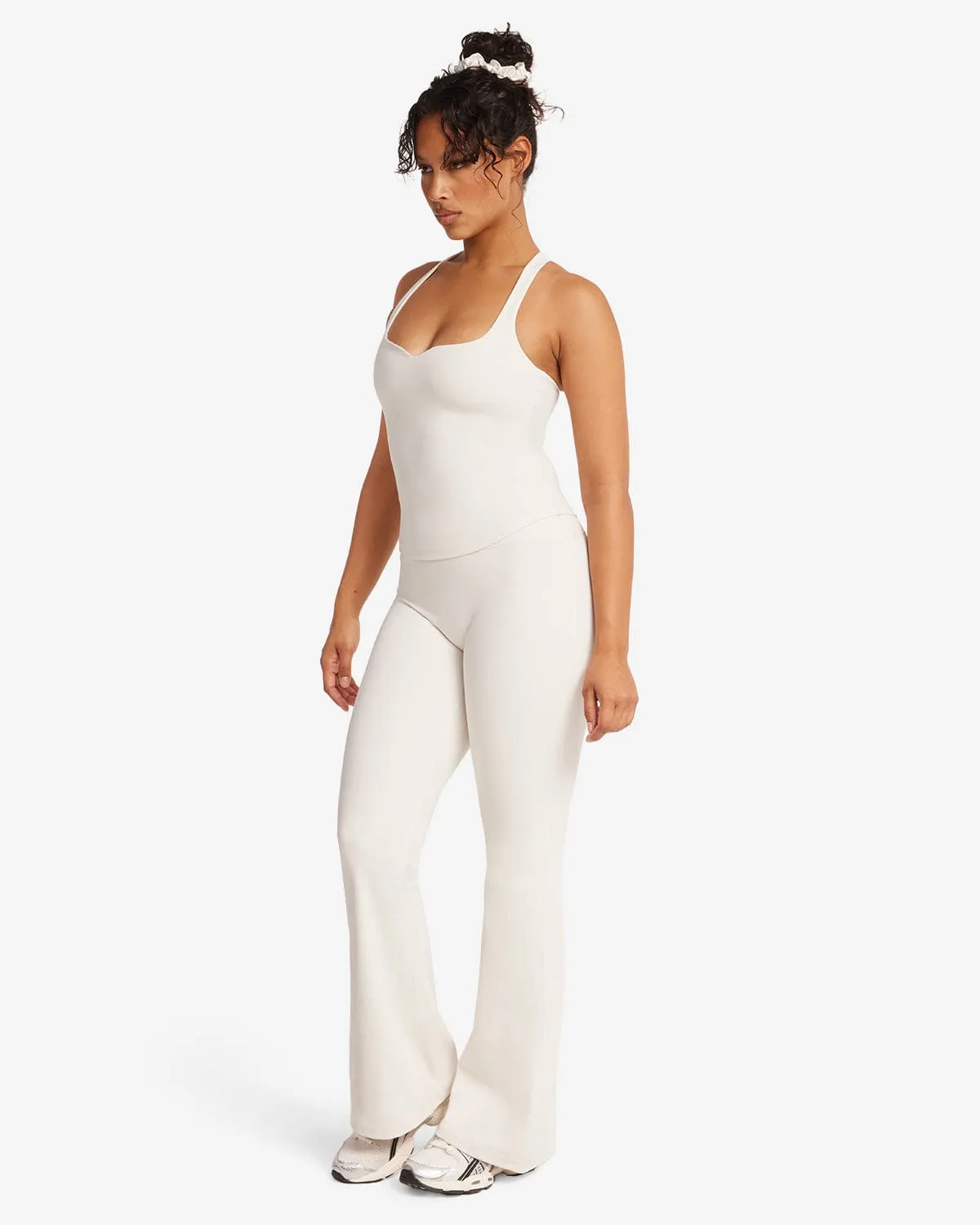 Form Invisible Scrunch Flare Leggings Petite | Vanilla sold by Crop Shop Boutique product image thumbnail 3